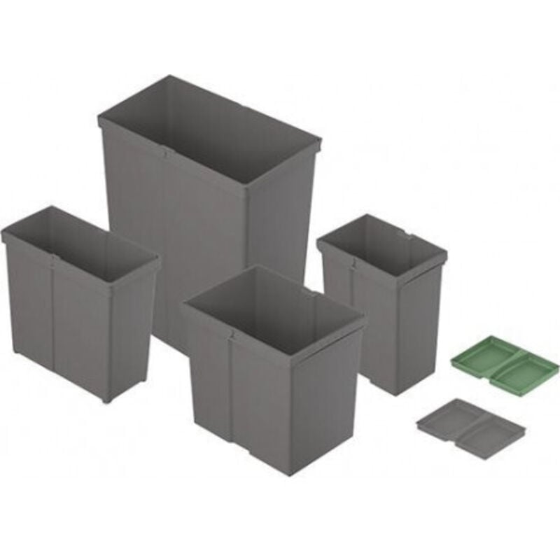 FP - Poubelle 9279397f.11l plastique anthracite