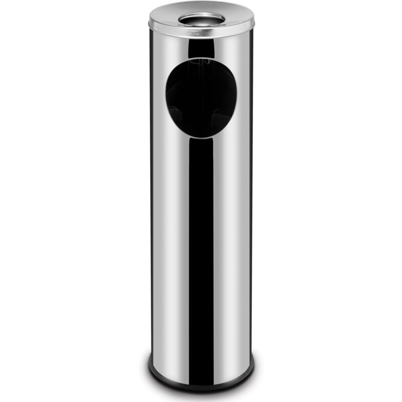 Poubelle avec cendrier 15L 200x(H)700 mm   Hendi