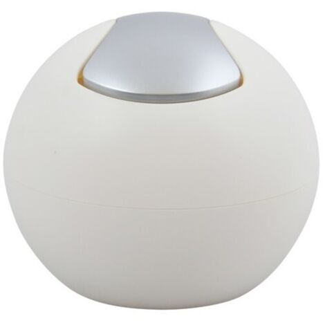 Poubelle à  bascule BOWL MATT 1L Blanc mat Spirella