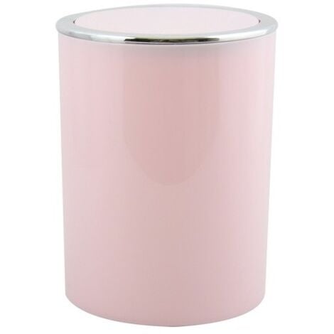 Poubelle à  bascule KAMAKA 6L Rose Pastel MSV
