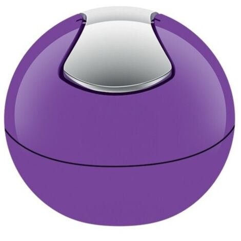 Poubelle à  bascule PP BOWL 1L Violet Spirella