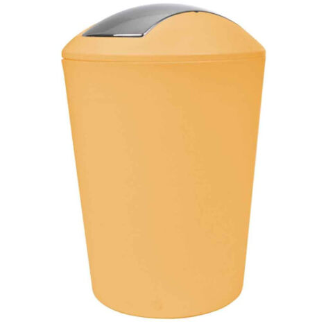 Poubelle à Bascule "Vitamine" 5,6L Ocre