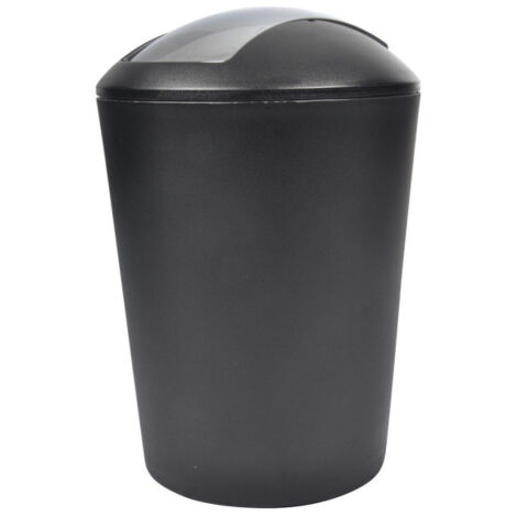 Poubelle à Bascule "Vitamine II" 5L Noir