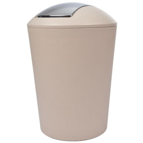 Poubelle à Bascule "Vitamine II" 5L Taupe