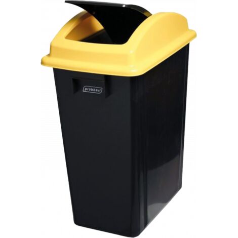 Poubelle à Couvercle Basculant 40L en Matière Recyclée - Probbax
