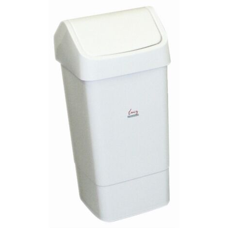 Poubelle à couvercle battant 50 L SIR