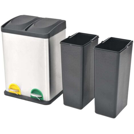 Poubelle à ordures Acier inoxydable 36 L CFW323393