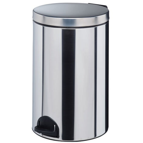 Poubelle à pédale 20 L Inox - Élora - ROSSIGNOL