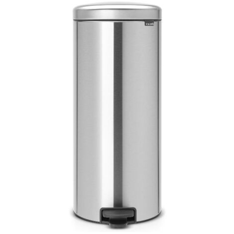 poubelle à pédale 30 l matt steel - new icon - brabantia