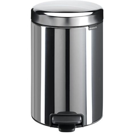 Poubelle à Pédale 5 L Brillant Steel - New Icon - Brabantia