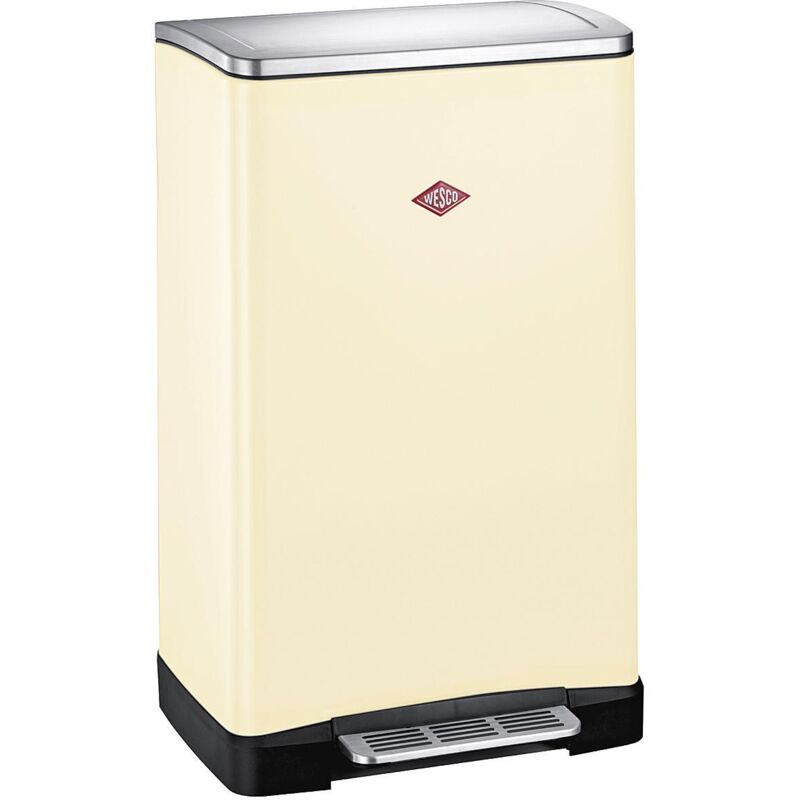 Big Double Boy Mülleimer 2 x 18 l beige