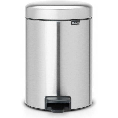 Poubelle à pédale Brabantia Newicon 3L en acier mat