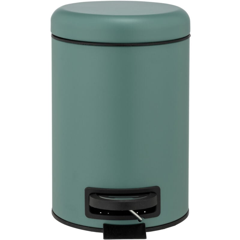 Wenko - Poubelle à pédale Leman, turquoise 3ltr