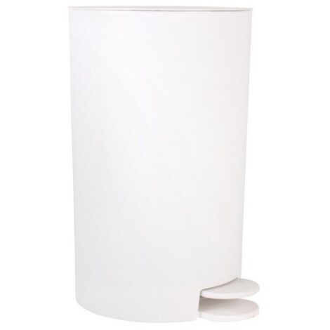 Poubelle à pédale OSAKI 3L Blanc MSV