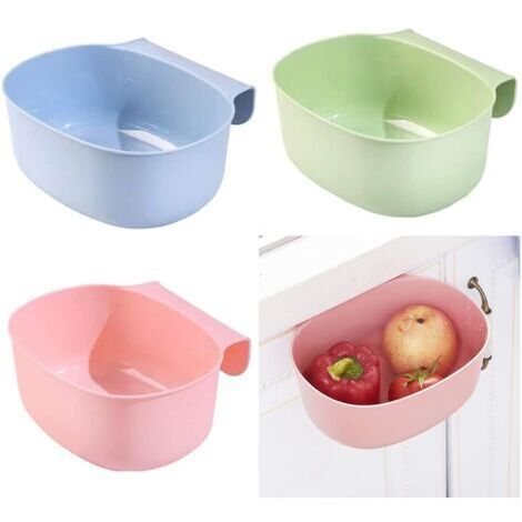 Poubelle à suspendre pour porte d'armoire, 3 pièces à langer, poubelle suspendue, poubelle de cuisine à suspendre, poubelle de cuisine, rangement des ordures