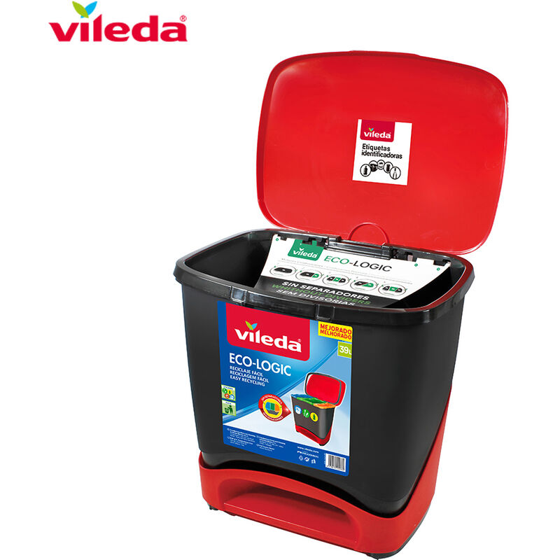 Poubelle De Recyclage 142239 Vileda (NE Comprend Pas Les Séparateurs)