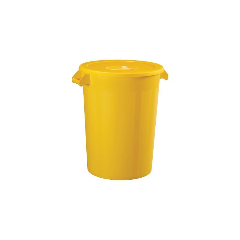 Rossignol - Poubelle alimentaire jaune Pratik 100 litres Jaune