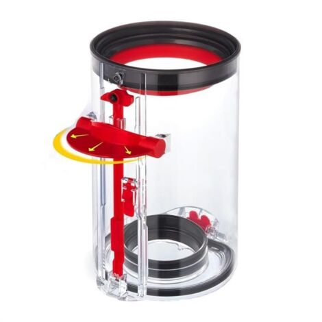 Poubelle AméLioréE pour Aspirateur Dyson V10 SV12, Grand Bac à PoussièRe de Remplacement pour Dyson PièCe ACCESSOIRE D’ASPIRATION