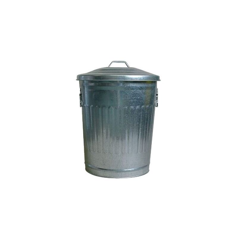 GUILLOUARD Poubelle americaine en acier galvanis&eacute; 30l - 080340 - 