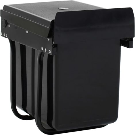 Poubelle amovible de cuisine fermeture en douceur 20 litres