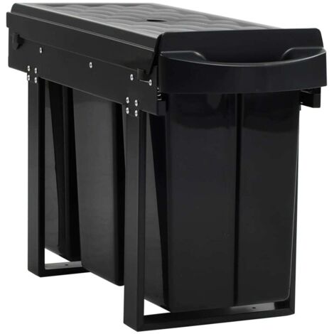 Poubelle amovible de cuisine fermeture en douceur 36 L CFW518179