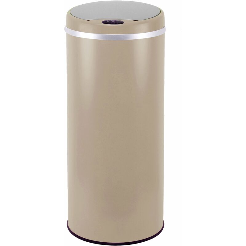 Poubelle de cuisine automatique soho Taupe Acier inoxydable 42 l - Taupe