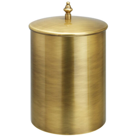 Poubelle avec couvercle diam.21 haut. 25 bronze mat - CRISTINA ONDYNA SH99493