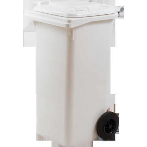 poubelle blanche poubelle poubelle A  roulettes poubelle 120 Lt
