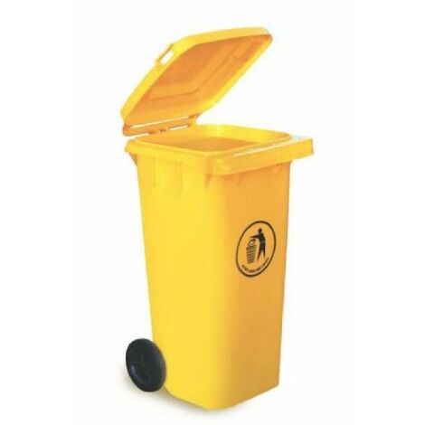 Poubelle Bleu en Polypropylène, 120L ( Prix pour 1 )