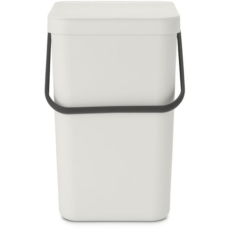 Poubelle Brabantia Sort&Go 25l gris clair