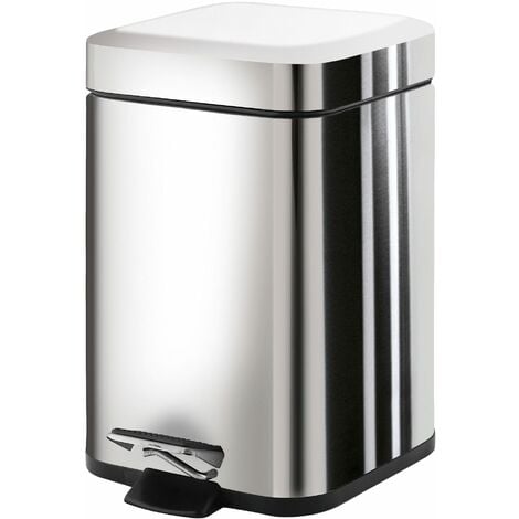 Poubelle rectangulaire Inox - 30 L - 138,00 €