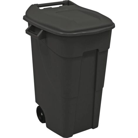 Poubelle/conteneur à roulettes 120L noir TAYG - 15976