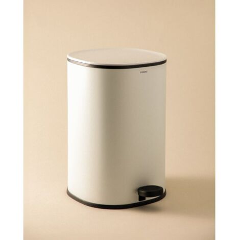 Poubelle Cosmic Essentials WJC002A0002065 , 223 x 223 x 305 mm, 5 litres, blanc mat