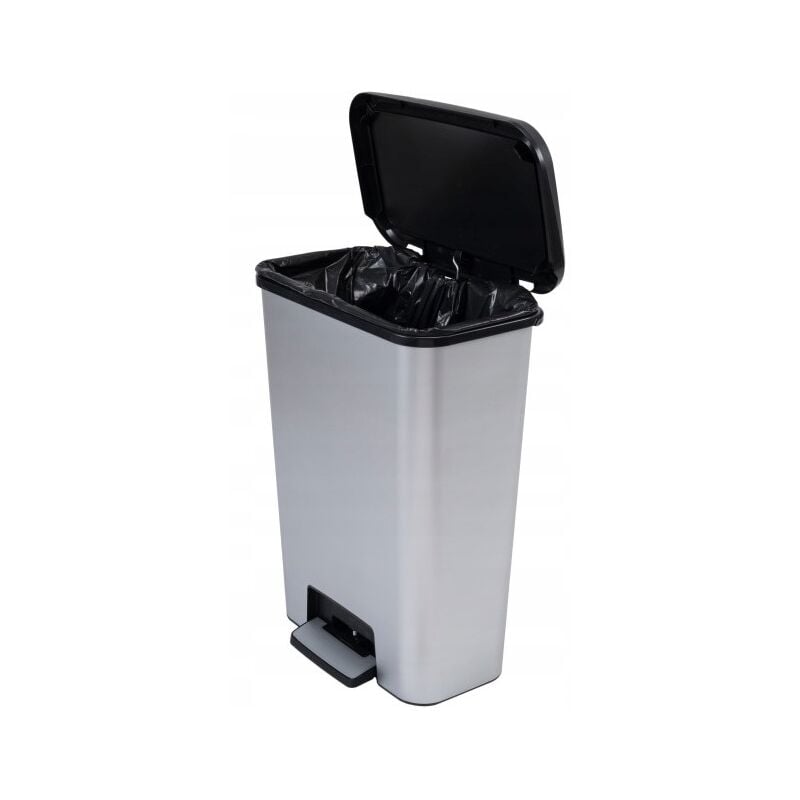 Poubelle Curver 50L à Pédale Métallique