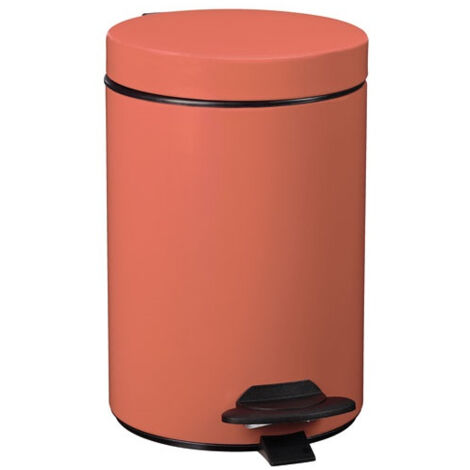 Poubelle Cyjeu 3l corail mat lisse - ROSSIGNOL
