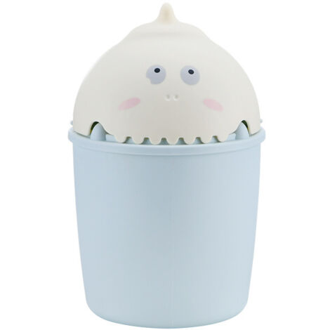 Poubelle de bureau en forme de dinosaure de dessin animé créatif de mode peut mignon flip mini poubelle compacte