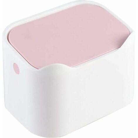 Poubelle de bureau portable (Blanc)-Fei Yu