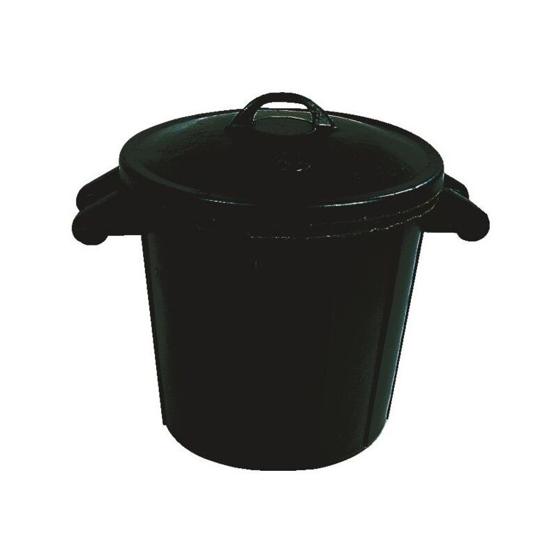 Poubelle de chantier caoutchouc d'une capacité 75 litres taliaplast - 330209