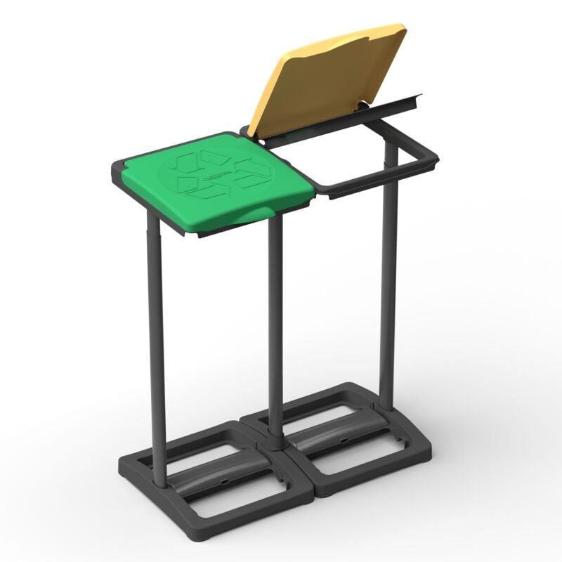 Support de sac-Porter déchets Bis pour tri sélectif 64x36xH80 cm