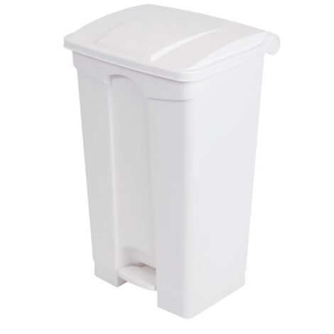Poubelle de cuisine à pédale 87L blanche - Jantex