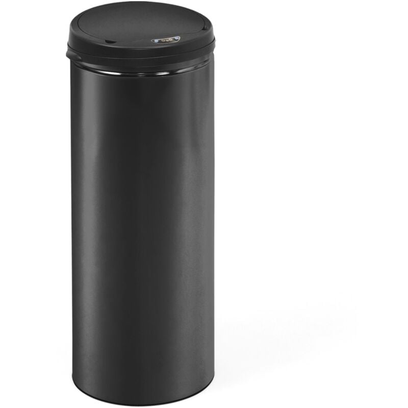 Poubelle de cuisine automatique 50L noire capteur de mouvement sans contact