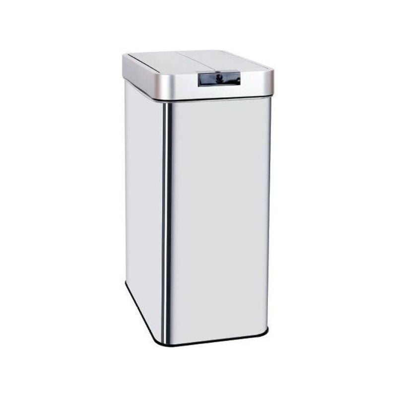 Poubelle automatique silverlake - 60L - Inox avec cerclage - Kitchen Move