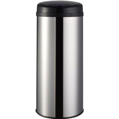 Poubelle automatique 30L argentée | Eco Poubelle