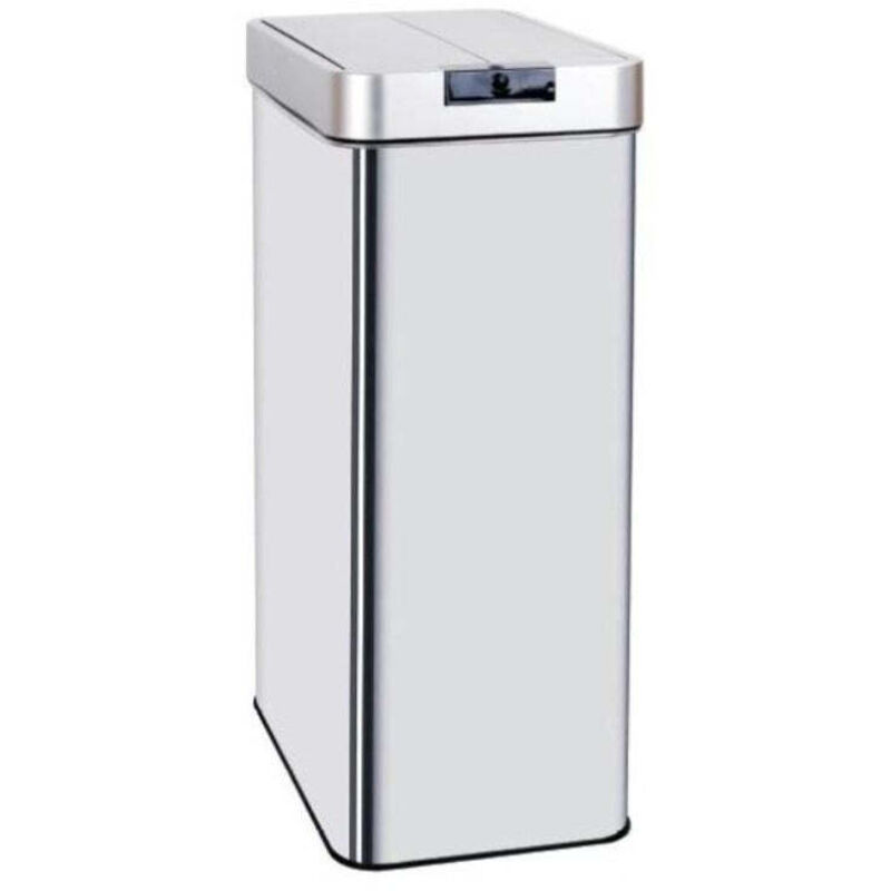 Poubelle automatique inox SILVERLAKE argent 70L