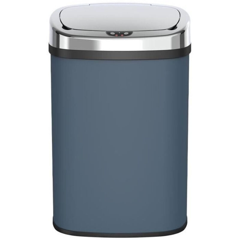 Poubelle automatique inox MAJESTIC gris 58L
