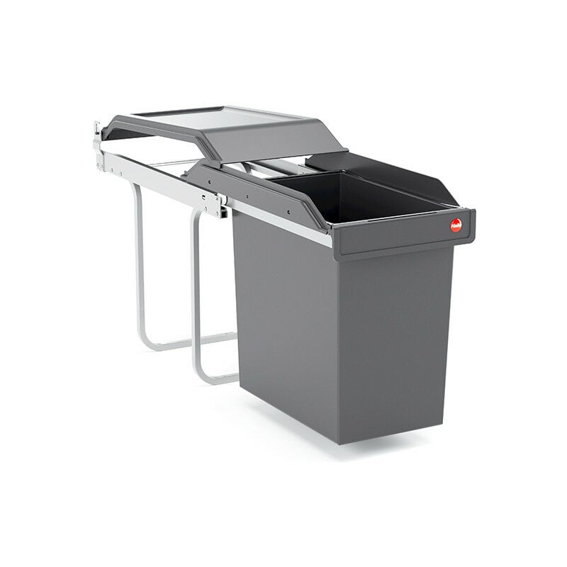 Poubelle de cuisine encastrable 24L Hailo Single Box