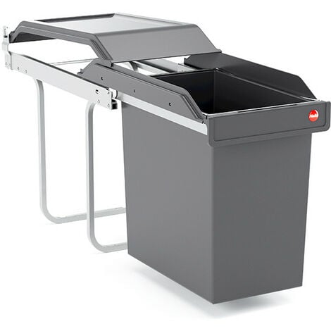 Poubelle de cuisine encastrable 24L Hailo Single Box