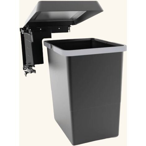 VEVOR Glissières pour Poubelles Coulissantes Bac Non Inclus Porte-Poubelles  Coulissant en Fer Charge 16 kg Kit d'Installation pour Conteneur de Déchets sous  Évier pour Placard Supérieur à 34x54x45 cm