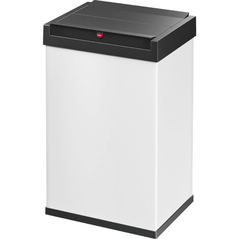Poubelle de cuisine grand volume 35L Hailo Big-Box Swing L Coloris - Blanc