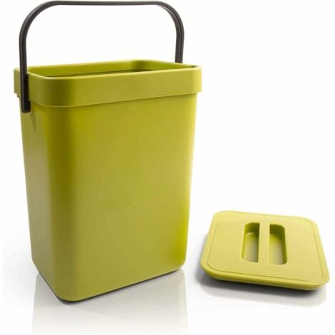Poubelle de cuisine murale en plastique, poubelle portable, design et créativité pour la maison